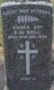NZEF, Great War Veteran 24969 Gnr E W BELL, died 23 December 1942 aged 51. He is buried in the Taruheru Cemetery, Gisborne Blk S Plot 146