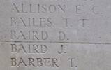 David's name is inscribed on Tyne Cot Memorial to the Missing, Belgium.