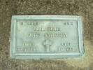 # 9/1639 Gnr William I Irwin, Field Artillery, died 22 June 1953 aged 77 yrs at Opotiki