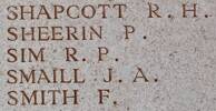 Patrick's name is on Lone Pine Memorial to the Missing, Gallipoli, Turkey.
