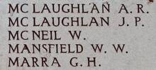 William's name is on Chunuk Bair New Zealand Memorial to the Missing, Gallipoli,Turkey.