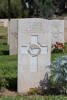 Leslie's gravestone, Ramleh War Cemetery Palestine.
