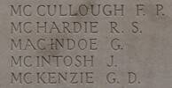 George's name is inscribed on Tyne Cot Memorial to the Missing, Belgium.