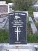 John Bannister, Headstone, Karori Cemetery, Wellington, 5 April 2020