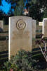 Herbert's gravestone, Enfidaville War Cemetery, Tunisia.