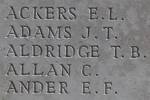 Clark's name is inscribed on Caterpillar Valley NZ Memorial to the Missing, France.