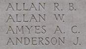 Alfred's name is inscribed on Tyne Cot Memorial to the Missing, Belgium.