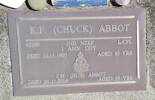 L/Cpl # 62389 K F (Chuck) ABBOTT 2nd NZEF 1 AMN COY Died 13.11.1980 aged 62yrs & P M (Bub) ABBOTT died 21.11.2014 aged 85yrs Both are buried in the Ōpōtiki Lawn Cemetery