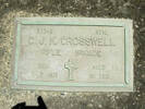 23349 Rfm CROSSWELL Cyril John Kelly WW1 Rifle Brigade died 5 July 1971 aged 80yrs