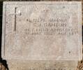 Charles Canton's plaque at Walkers Ridge Cemetery, Gallipoli, Turkey.