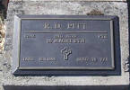 67446, 2nd NZEF, Pte R.D. PITT, 28 Maori Btn, died 19.11.1998 aged 78 years
He is buried in the Taruheru Cemetery, Gisborne
Blk RSA 34 Plot 453