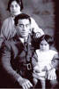 Turei Teki with his wife Te Mā Panitua Marino and child