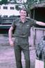 Jim is standing outside the Australian Army HQ in what was then Saigon in 1971