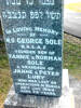 Headstone for WO G Sole (NZ404418) in Waikumete Cemetery.