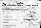 Copy from Discovering ANZACs Personnel File