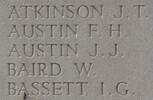 John's name is inscribed on Messines Ridge NZ Memorial to the Missing, West-Flanders, Belgium.