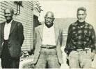 1961 - Three members of the Maori Pioneer Battalion, Ihaia Te Wiriwiri, Kereopa Whsrihingi, and Wiremu (Mack) Maitai. The last-named was able to attend the recent reunion at Rotorua.