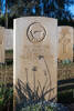 Brown's gravestone, Enfidaville War Cemetery, Tunisia.