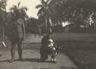16/191 Corporal William Himiona Torepe, Native Contingent and Sergeant Major Metrick in Gizereh Gardens, Cairo