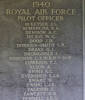 Loris Ewing's name is inscribed inside Runnymede Memorial.