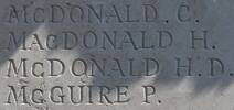 Colin's name is inscribed on Caterpillar Valley NZ Memorial to the Missing, France.