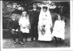 Joe on left, sister Coralyn, groom Leonard Rogers, Montrose sister of Olive and Joe