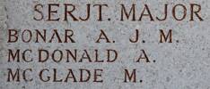Alexander's name is on Lone Pine Memorial to the Missing, Gallipoli, Turkey.