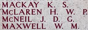 James McNeil's name is on Lone Pine Memorial to the Missing, Gallipoli, Turkey.