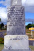 Private Alfred Thomason&#39;s name on the name tablet of the Ngatimoti War Memorial (1914-1918) - at Ngatimoti, Tasman District.