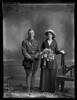 Portrait of Edmund Colin Nigel Robinson and his bride Mary Read, 11 Sept 1915, Wellington, by Berry &amp; Co. Purchased 1998 with New Zealand Lottery Grants Board funds. Te Papa (C.025188)