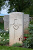 John's gravestone, Cassino War Cemetery, Italy.