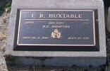122239, 2nd NZEF, Cpl F.R. HUXTABLE, NZ Infantry, died 26.6.2004 aged 83 years. He is buried in the Taruheru Cemetery, Gisborne Block RSA 32 Plot 50