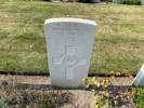 Alec Simpson's grave marker at Uden War Cemetery, The Netherlands. 
