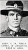 Step-brother of David Perry - Lance Corporal Cuthbert Willicombe : NZEF Service # 65498 - born Collingwood, Tasman District - Killed in action 23 October 1918 at Bapaume, France.