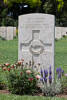 Kenneth's gravestone, Sangro River War Cemetery, Italy.