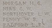 Lancelot's name is inscribed on Tyne Cot Memorial to the Missing, Belgium.