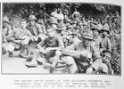 Sixteenth Reinforcements marching from Featherston to Trentham. Having a tea break on the summit of the Rimutaka hills.