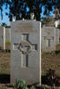 Patrick's gravestone, Enfidaville War Cemetery, Tunisia.