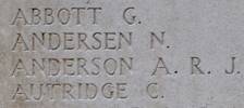 Albert's name is inscribed on Tyne Cot Memorial to the Missing, Belgium.