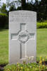 Henry's gravestone, Cannock Chase War Cemetery Staffordshire, England.