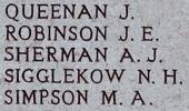 Alfred's name is on Chunuk Bair New Zealand Memorial to the Missing, Gallipoli, Turkey.