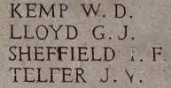 Peter's name is on Chunuk Bair New Zealand Memorial to the Missing, Gallipoli,Turkey.