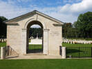 Entrance to Durnbach War Cemetery, Bad Tolz, Bayern, Germany.