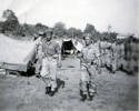 From Bill Radford collection: Unknown officers likely Auckland 21 Bn. Appear to have just inspected troops possibly in Italy? Alternatively in training in NZ? Original photos has been cropped from square ratio (blank sky cropped out)