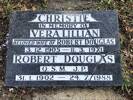 Photo of headstone of Robert Douglas Christie