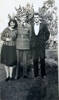 Flight Sergeant Terence Soper and his parents - Jean and Algernon - taken at Takaka, Nelson District 1941.