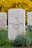 Stanley's gravestone, Sangro River War Cemetery, Italy.