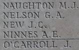 Joseph's name is inscribed on Caterpillar Valley NZ Memorial to the Missing, France.