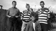 Bogle Brothers, Gilbert, Gordon, Archibald (Rear) George (Front) (Courtesy of Victoria University).