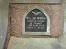 Headstone in Waitahuna cemetery